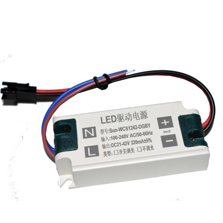 LED筒灯天花灯外置电源 无频闪 12W