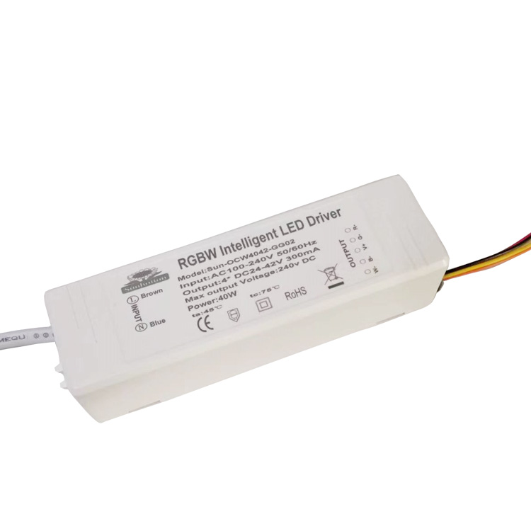 RGBW led调光电源 40W手机APP调光