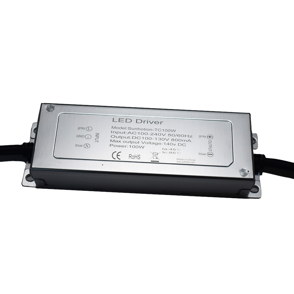 led路灯电源 100W 铝壳