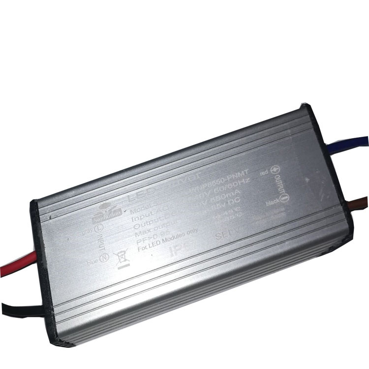 Led semi aluminum spotlight power supply non isolated 50W