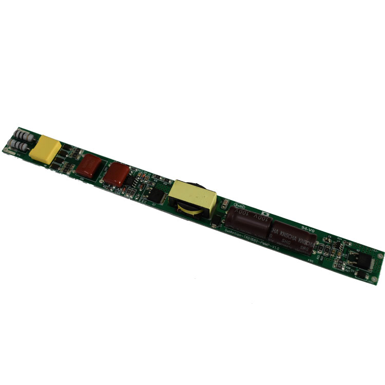 Non-stroboscopic Silicon controlled LED fluorescent lamp driver  18W