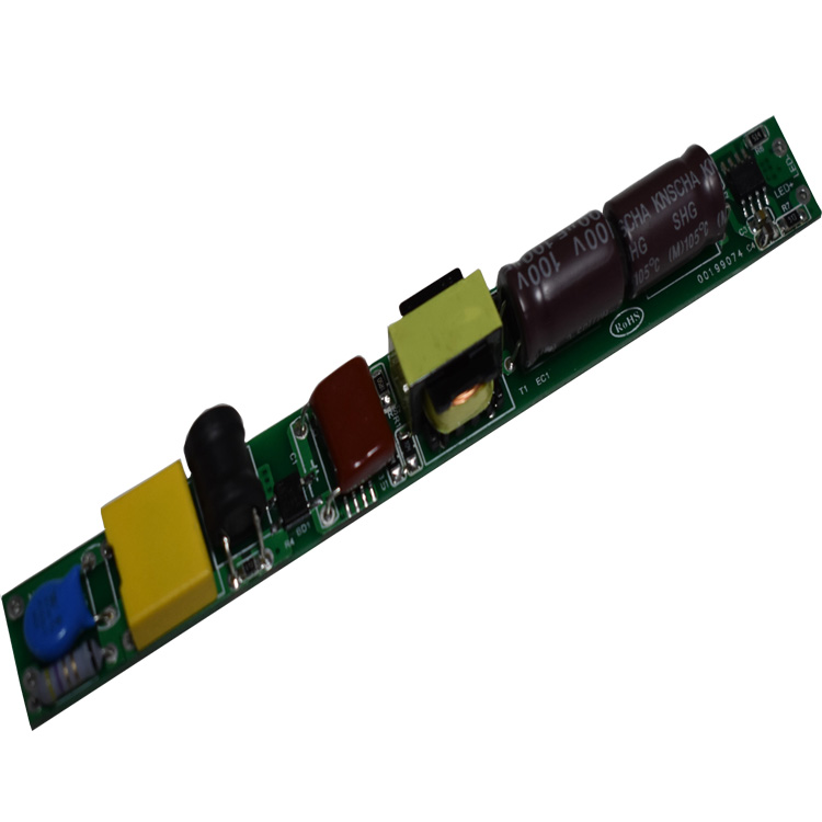LED fluorescent tube constant current power supply 18W non-isolated over EMC high PFC no stroboscopic
