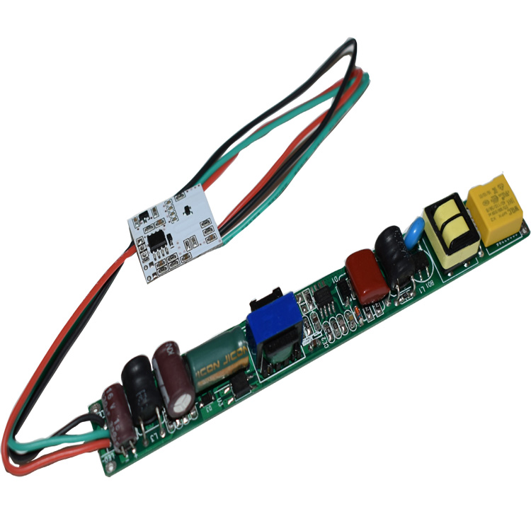 Human body induction LED fluorescent lamp constant current driver fully dark conforms to EMC