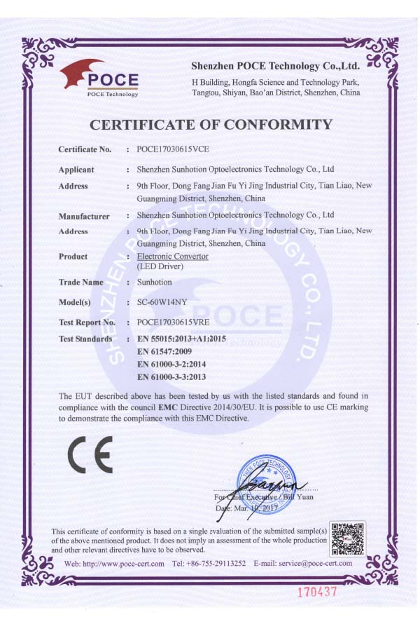 Certifications