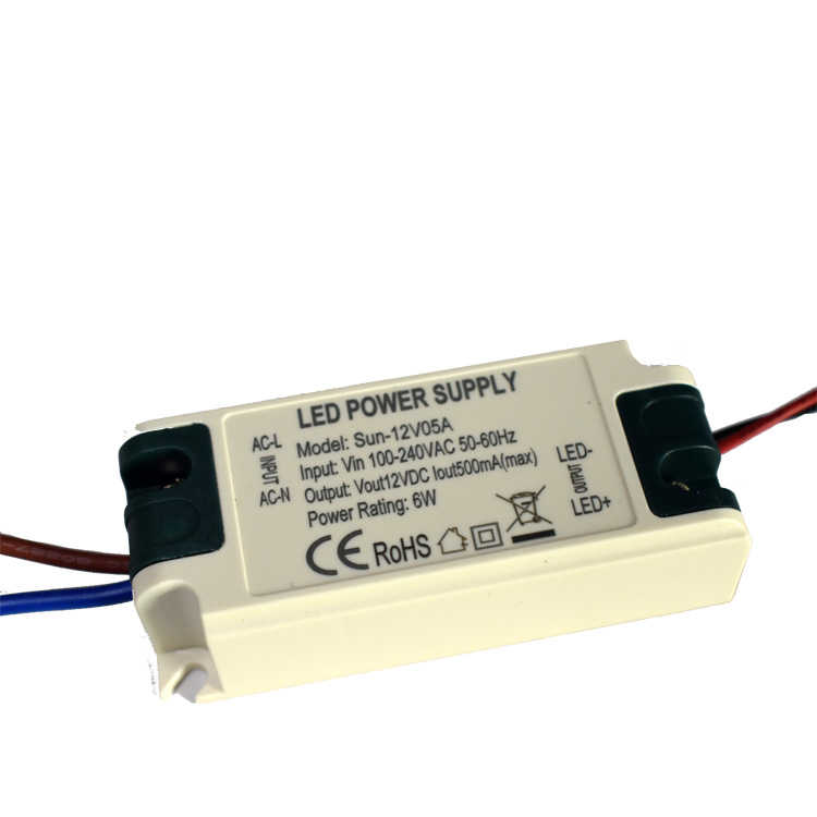 6W 12v 0.6A isolated constant voltage power supply