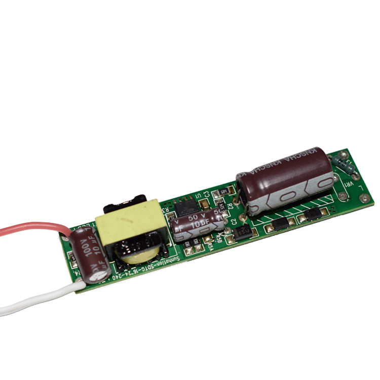 Three section switch dimming LED fluorescent lamp power supply